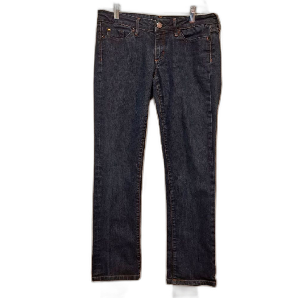 Barbara Bui Straight Leg Jeans made in Italy Denim Spandex sz 29 fits like 26